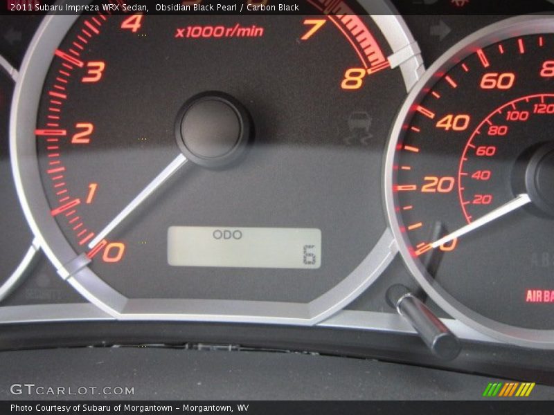 Obsidian Black Pearl / Carbon Black 2011 Subaru Impreza WRX Sedan