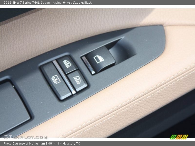 Alpine White / Saddle/Black 2012 BMW 7 Series 740Li Sedan