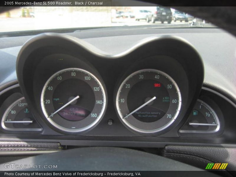 Black / Charcoal 2005 Mercedes-Benz SL 500 Roadster