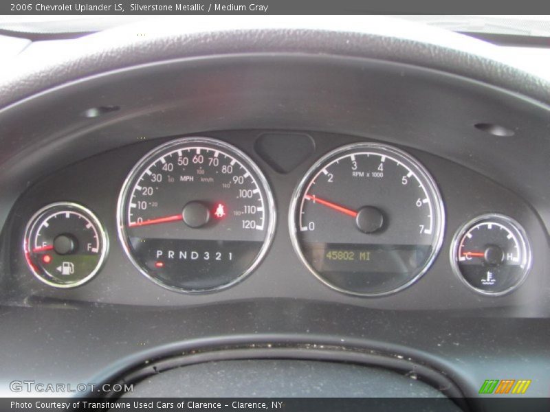Silverstone Metallic / Medium Gray 2006 Chevrolet Uplander LS