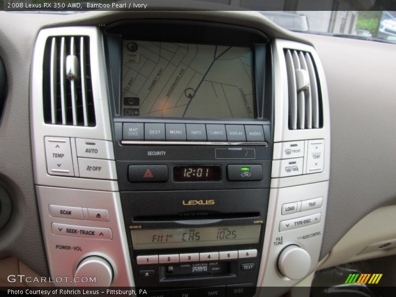 Bamboo Pearl / Ivory 2008 Lexus RX 350 AWD