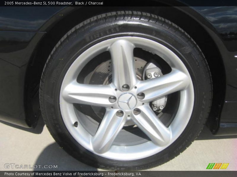 Black / Charcoal 2005 Mercedes-Benz SL 500 Roadster