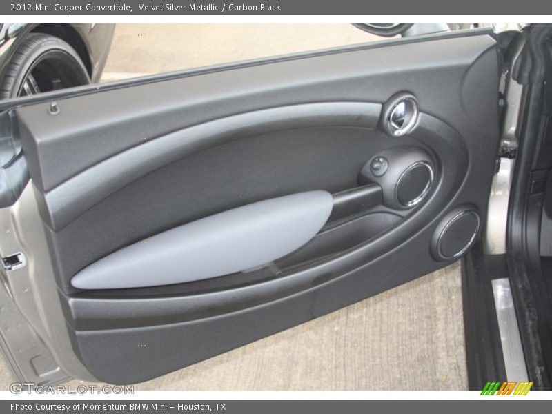 Velvet Silver Metallic / Carbon Black 2012 Mini Cooper Convertible
