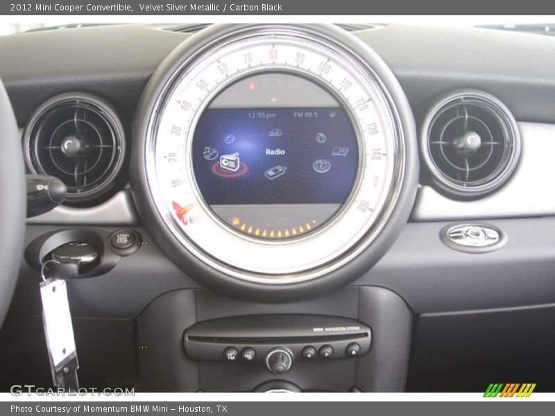 Velvet Silver Metallic / Carbon Black 2012 Mini Cooper Convertible