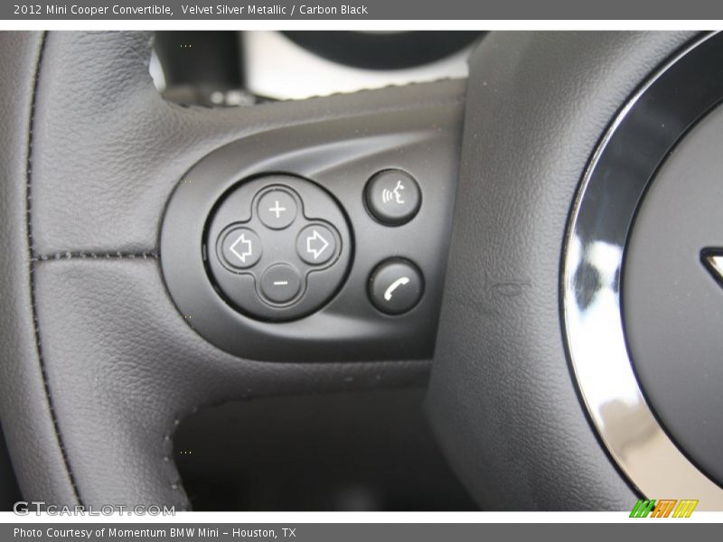 Velvet Silver Metallic / Carbon Black 2012 Mini Cooper Convertible
