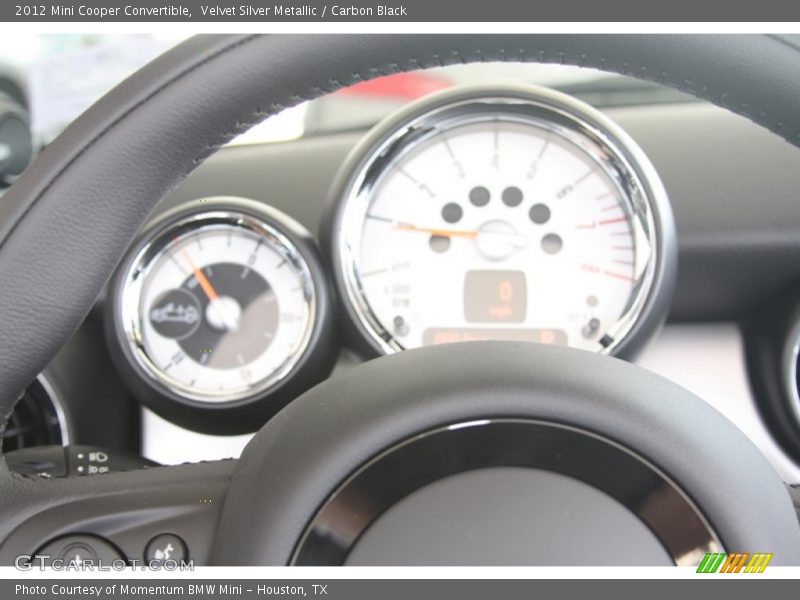 Velvet Silver Metallic / Carbon Black 2012 Mini Cooper Convertible
