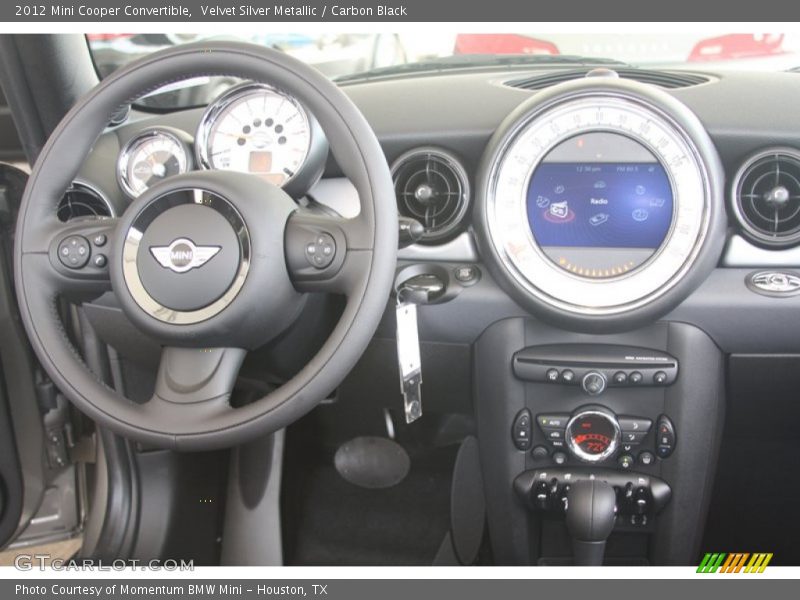 Velvet Silver Metallic / Carbon Black 2012 Mini Cooper Convertible
