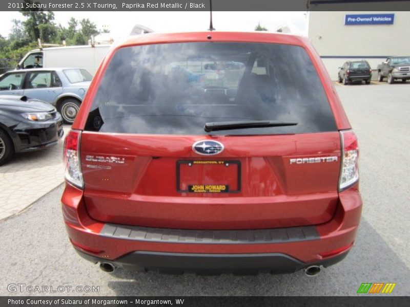 Paprika Red Metallic / Black 2011 Subaru Forester 2.5 X Touring