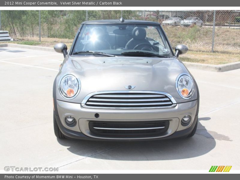 Velvet Silver Metallic / Carbon Black 2012 Mini Cooper Convertible