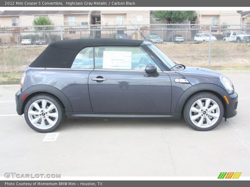 Highclass Gray Metallic / Carbon Black 2012 Mini Cooper S Convertible