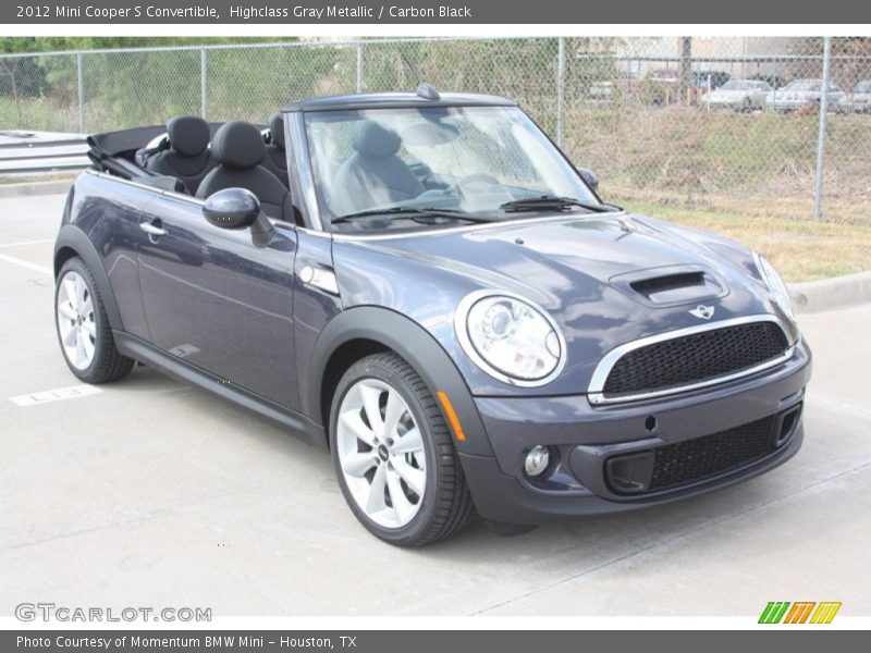 Highclass Gray Metallic / Carbon Black 2012 Mini Cooper S Convertible