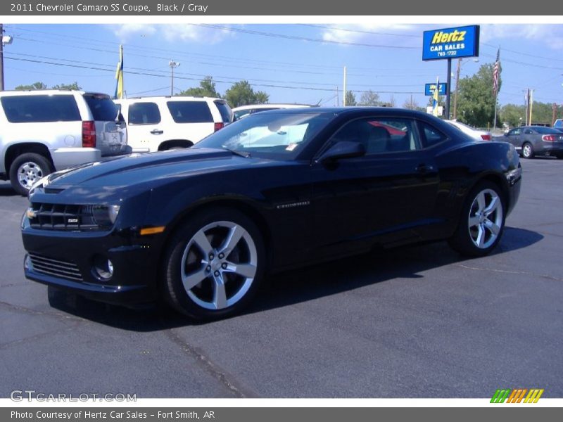 Black / Gray 2011 Chevrolet Camaro SS Coupe