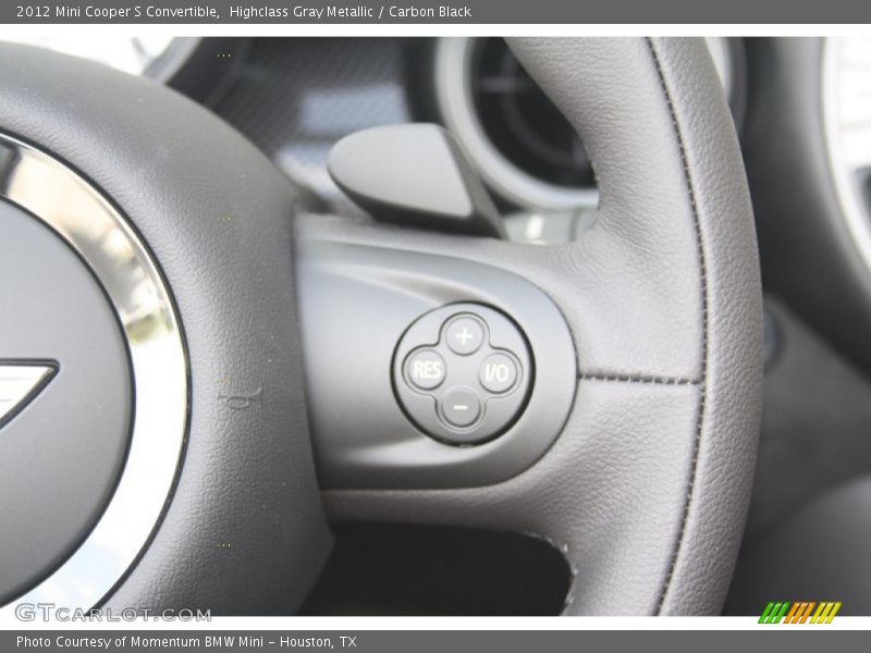 Highclass Gray Metallic / Carbon Black 2012 Mini Cooper S Convertible