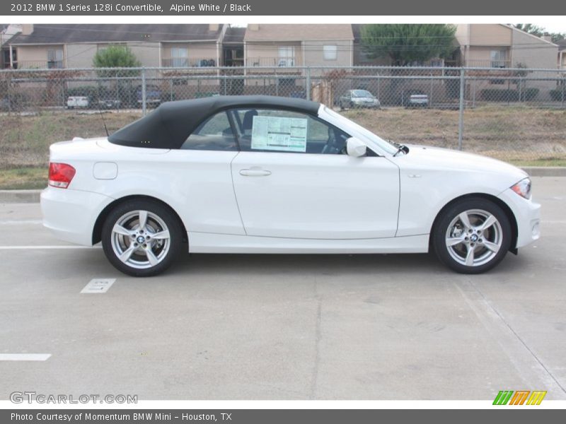  2012 1 Series 128i Convertible Alpine White