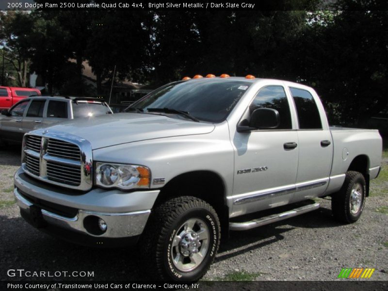 Bright Silver Metallic / Dark Slate Gray 2005 Dodge Ram 2500 Laramie Quad Cab 4x4
