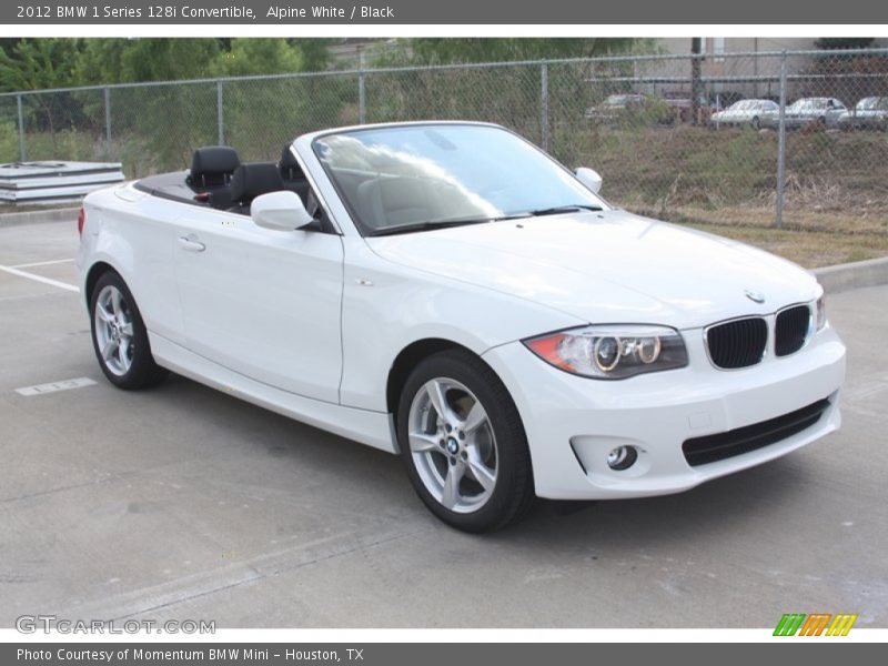 Front 3/4 View of 2012 1 Series 128i Convertible