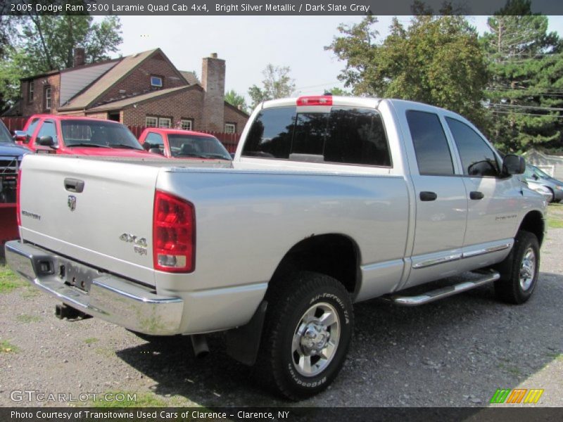Bright Silver Metallic / Dark Slate Gray 2005 Dodge Ram 2500 Laramie Quad Cab 4x4