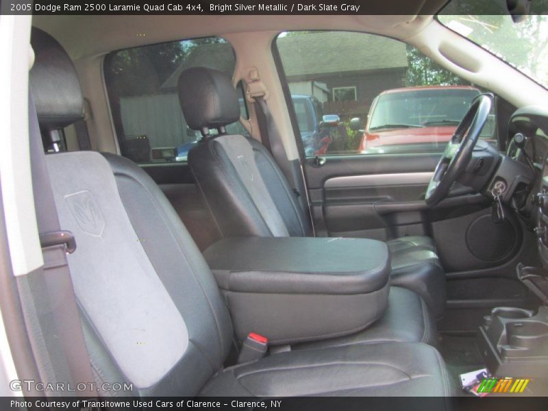 Bright Silver Metallic / Dark Slate Gray 2005 Dodge Ram 2500 Laramie Quad Cab 4x4