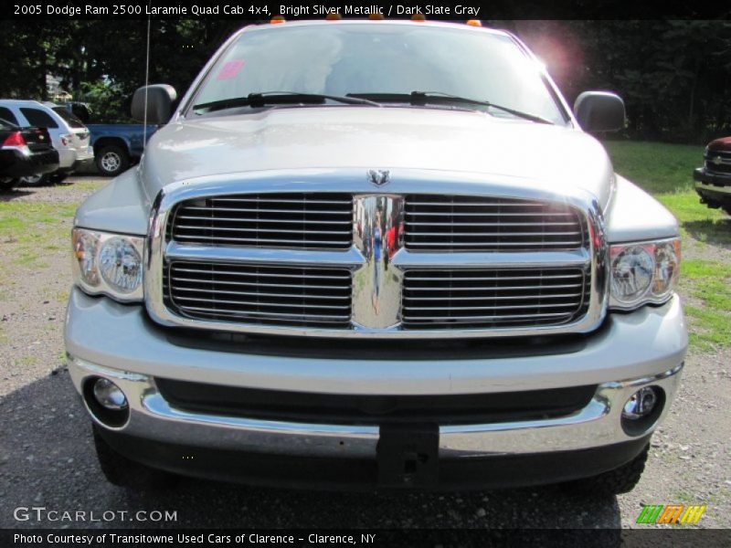 Bright Silver Metallic / Dark Slate Gray 2005 Dodge Ram 2500 Laramie Quad Cab 4x4