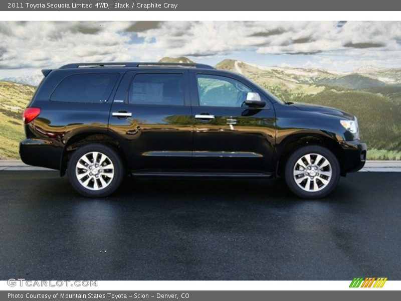 Black / Graphite Gray 2011 Toyota Sequoia Limited 4WD