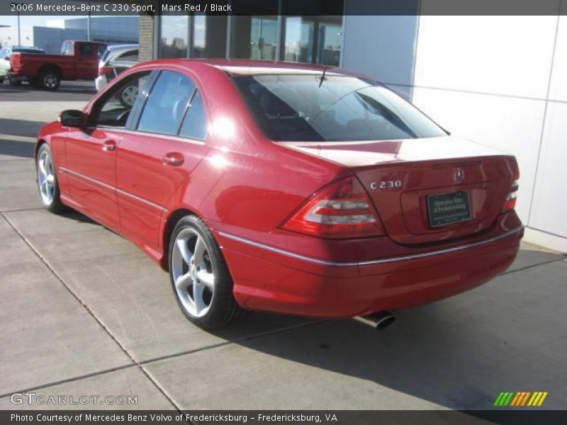 Mars Red / Black 2006 Mercedes-Benz C 230 Sport