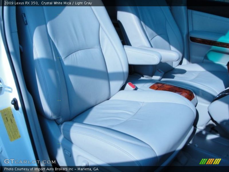 Crystal White Mica / Light Gray 2009 Lexus RX 350