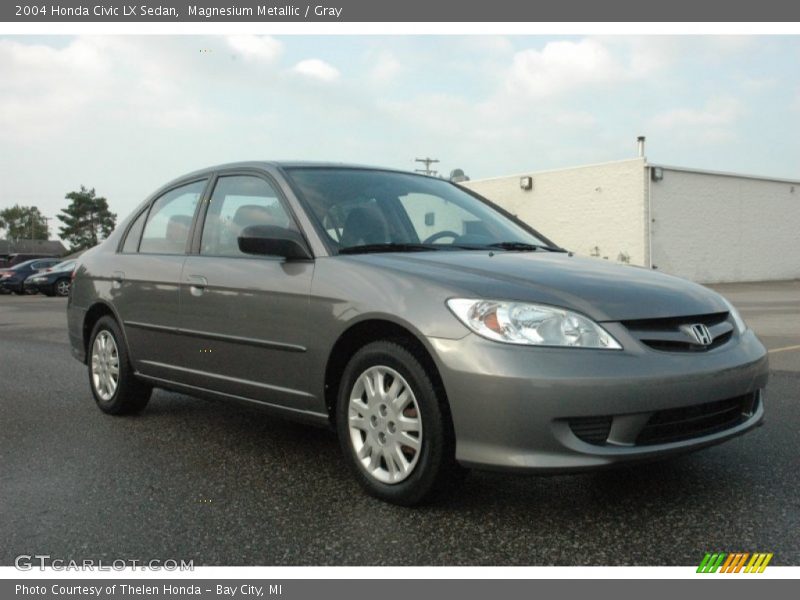 Magnesium Metallic / Gray 2004 Honda Civic LX Sedan