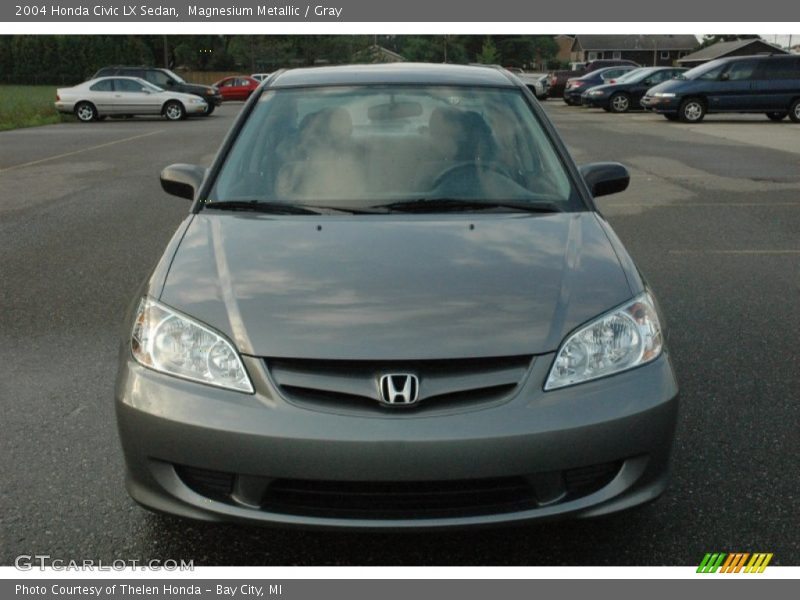 Magnesium Metallic / Gray 2004 Honda Civic LX Sedan