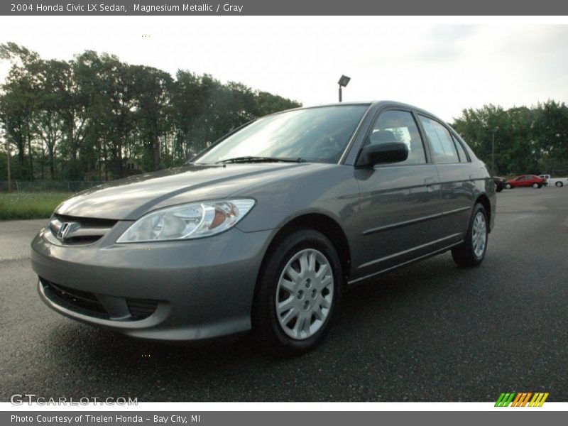Magnesium Metallic / Gray 2004 Honda Civic LX Sedan