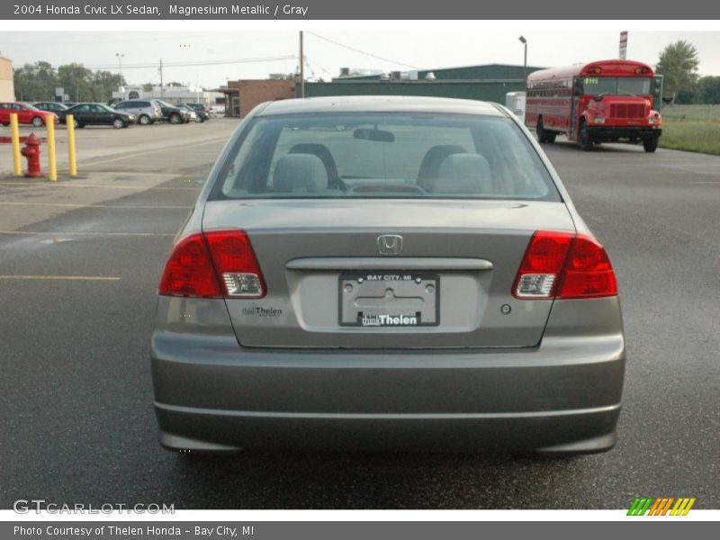 Magnesium Metallic / Gray 2004 Honda Civic LX Sedan