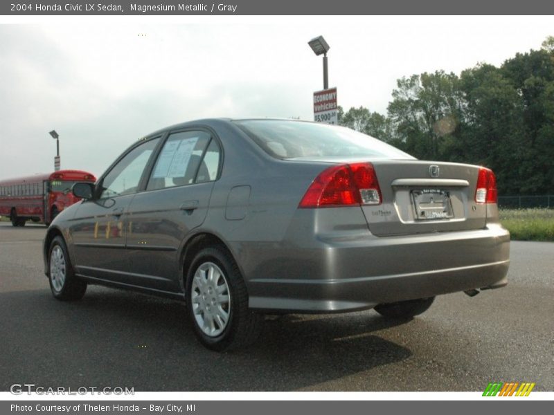 Magnesium Metallic / Gray 2004 Honda Civic LX Sedan