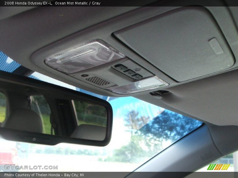 Ocean Mist Metallic / Gray 2008 Honda Odyssey EX-L
