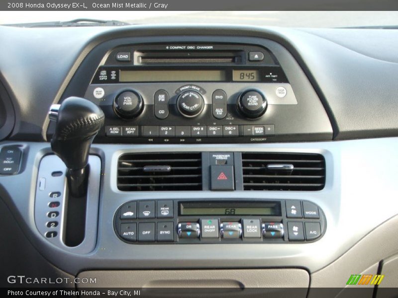 Ocean Mist Metallic / Gray 2008 Honda Odyssey EX-L
