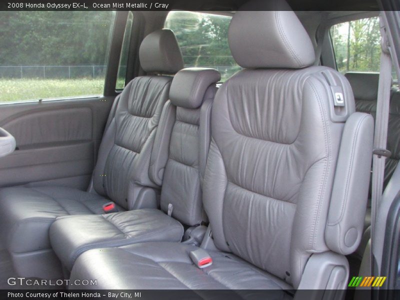 Ocean Mist Metallic / Gray 2008 Honda Odyssey EX-L