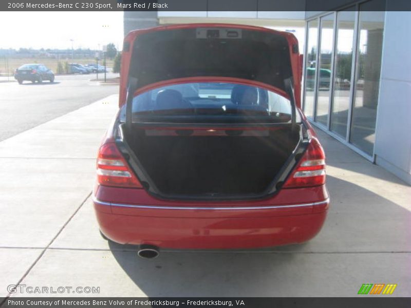 Mars Red / Black 2006 Mercedes-Benz C 230 Sport