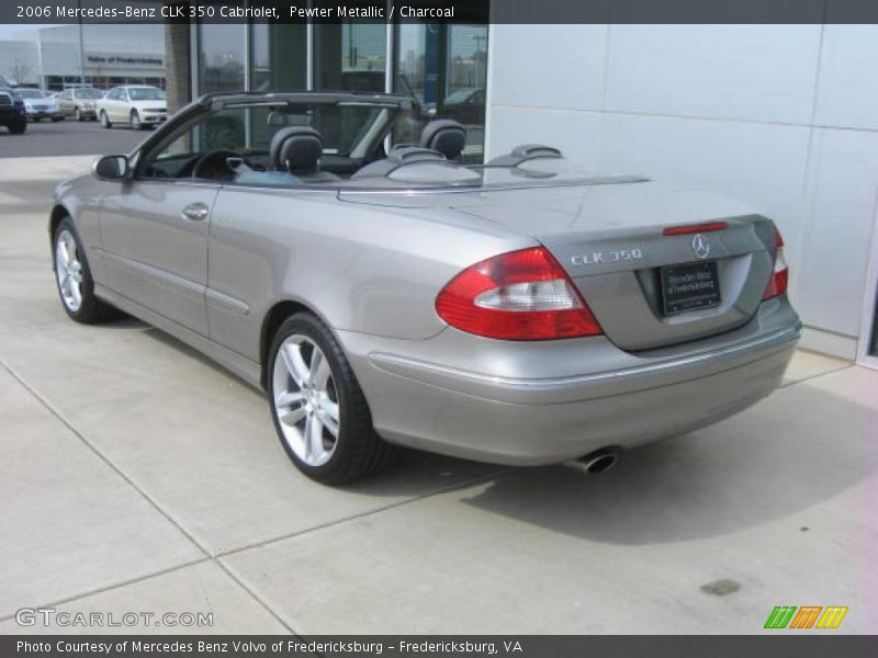 Pewter Metallic / Charcoal 2006 Mercedes-Benz CLK 350 Cabriolet