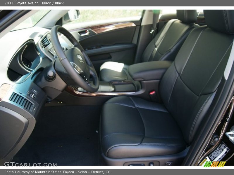 Black / Black 2011 Toyota Avalon