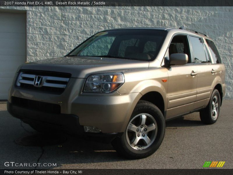 Desert Rock Metallic / Saddle 2007 Honda Pilot EX-L 4WD