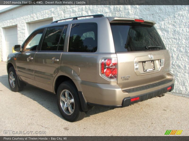 Desert Rock Metallic / Saddle 2007 Honda Pilot EX-L 4WD