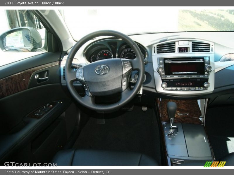 Black / Black 2011 Toyota Avalon