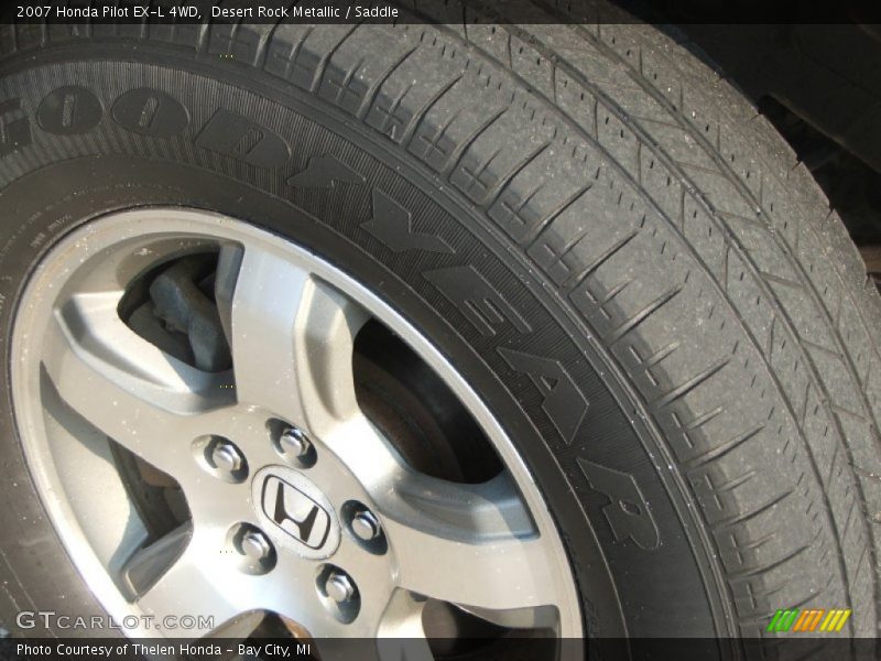 Desert Rock Metallic / Saddle 2007 Honda Pilot EX-L 4WD