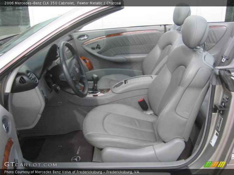 Pewter Metallic / Charcoal 2006 Mercedes-Benz CLK 350 Cabriolet