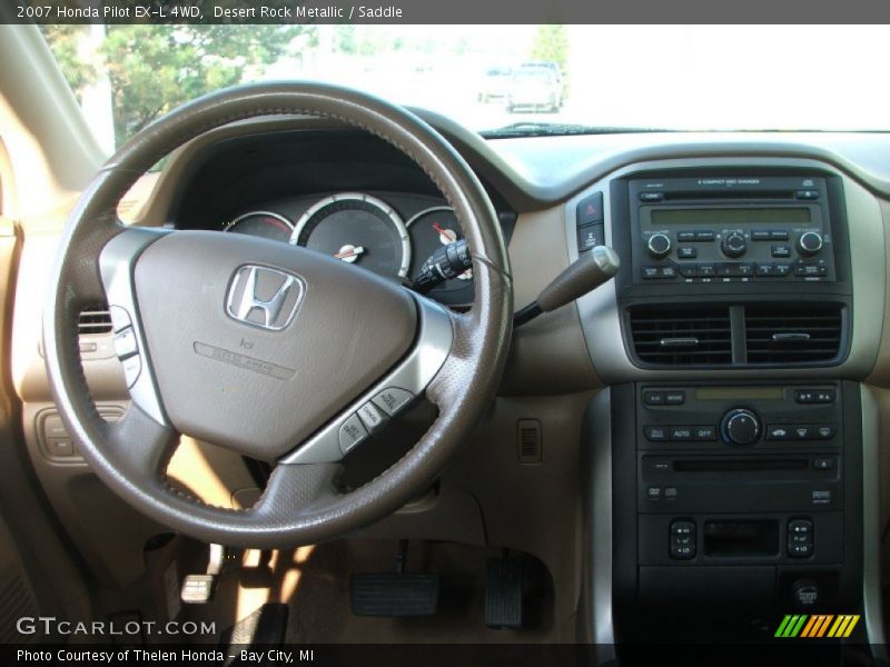 Desert Rock Metallic / Saddle 2007 Honda Pilot EX-L 4WD