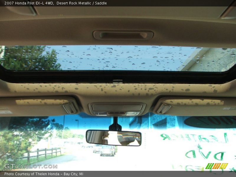 Desert Rock Metallic / Saddle 2007 Honda Pilot EX-L 4WD