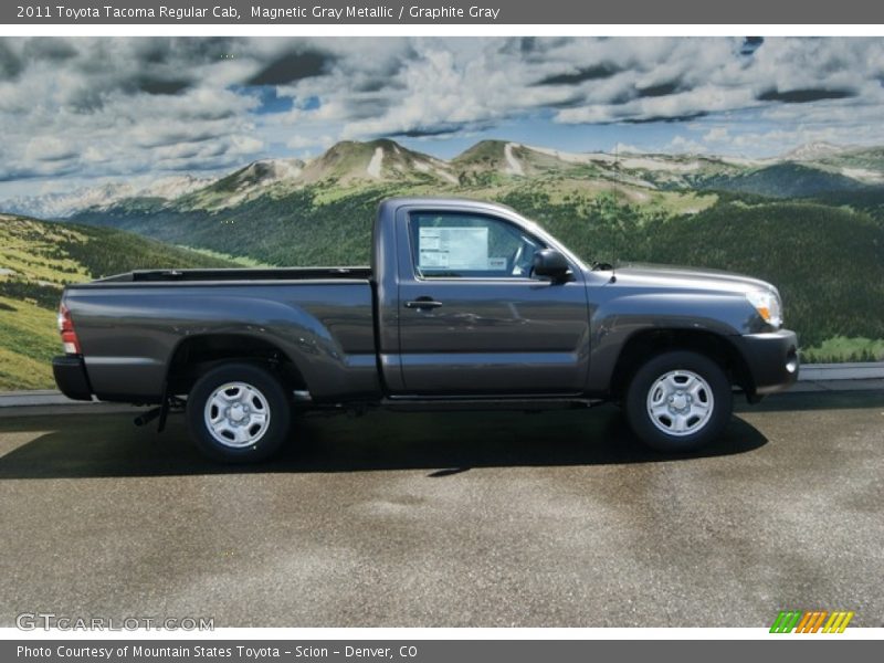 Magnetic Gray Metallic / Graphite Gray 2011 Toyota Tacoma Regular Cab