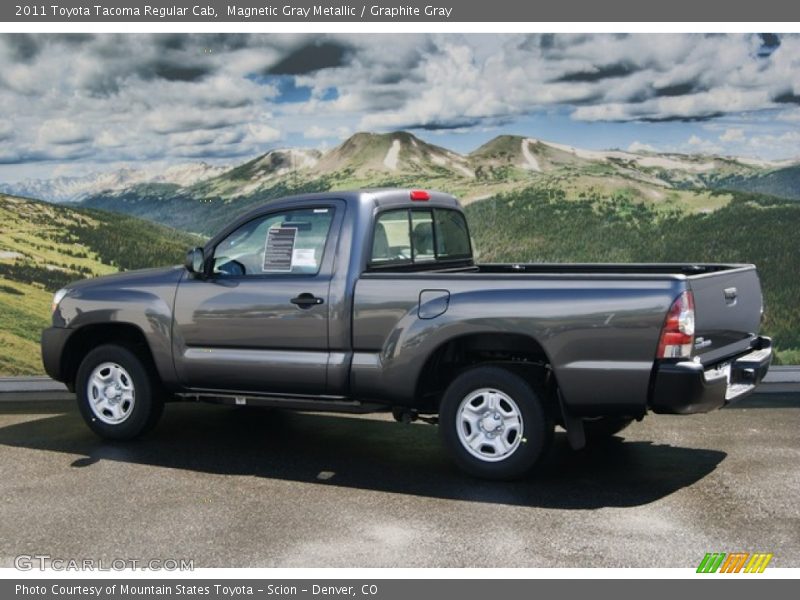 Magnetic Gray Metallic / Graphite Gray 2011 Toyota Tacoma Regular Cab