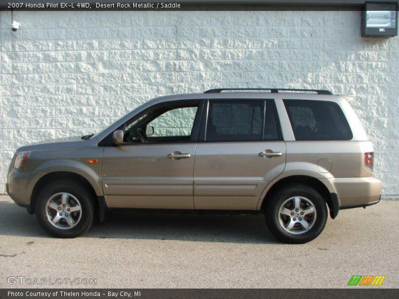 Desert Rock Metallic / Saddle 2007 Honda Pilot EX-L 4WD