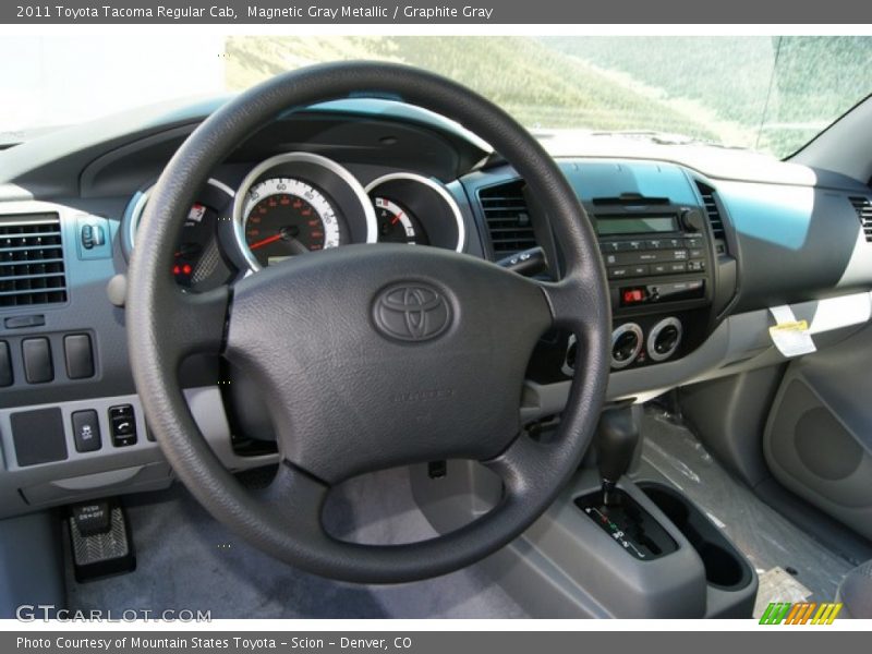Magnetic Gray Metallic / Graphite Gray 2011 Toyota Tacoma Regular Cab