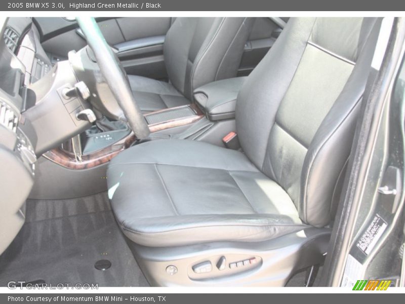 Highland Green Metallic / Black 2005 BMW X5 3.0i