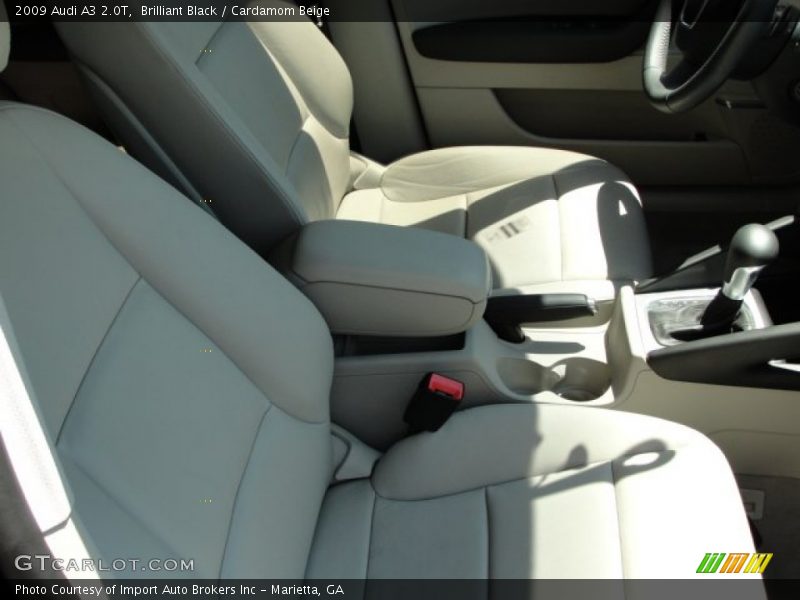 Brilliant Black / Cardamom Beige 2009 Audi A3 2.0T